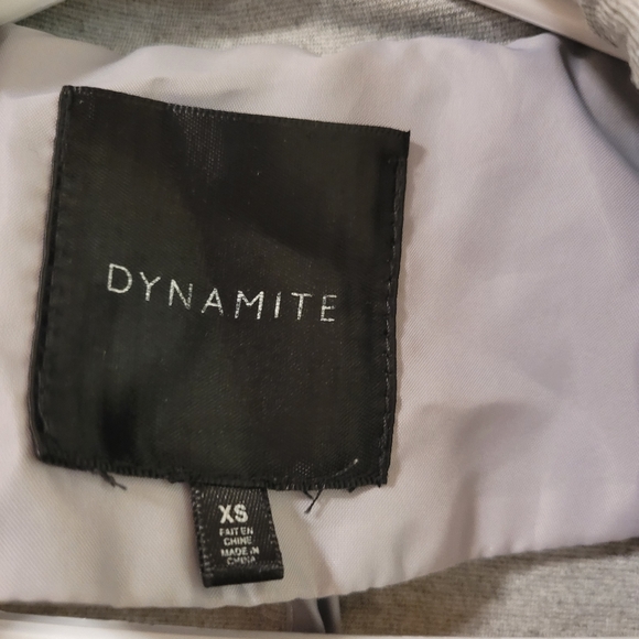 XS Grey Dynamite Fitted Blazer - Picture 2 of 4